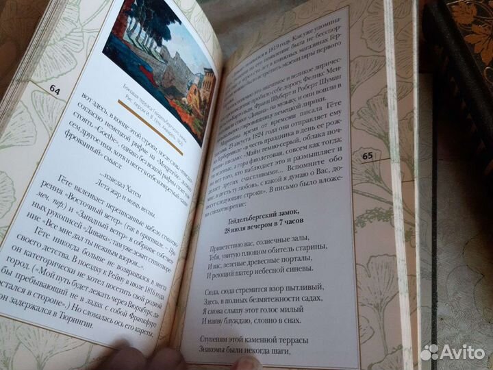 Гёте, западно-восточный диван, дерево и стихотворе