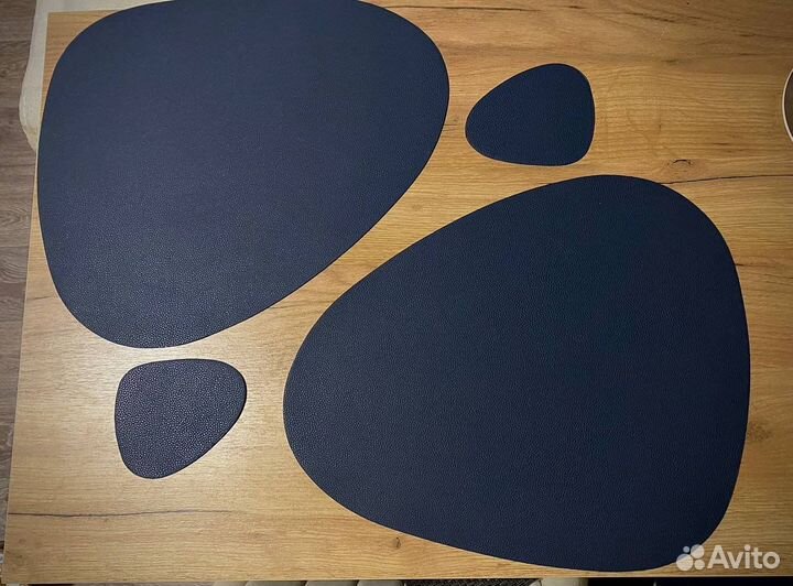 Комплект салфеток под посуду кожа