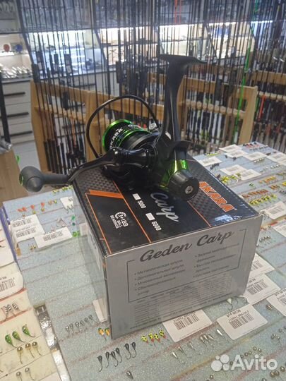 Катушка с байтранером akara geden carp