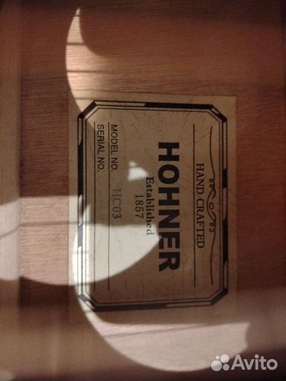 Классическая гитара 3/4 Hohner HC03