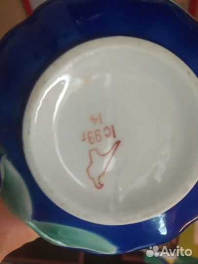 Сервиз Дулево синий