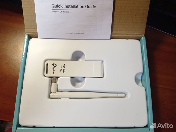 Сетевой адаптер Wi-Fi TP-link TL-WN722N USB 2.0