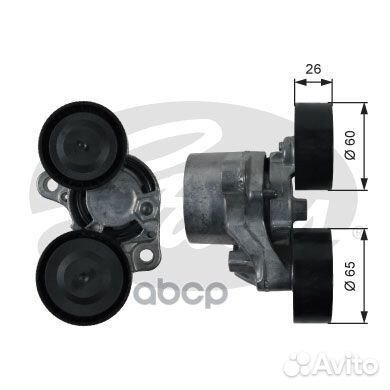 Ролик натяжной ремня но BMW F01/F10/F15/F18/F20