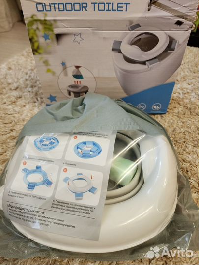 Горшок дорожный складной детский