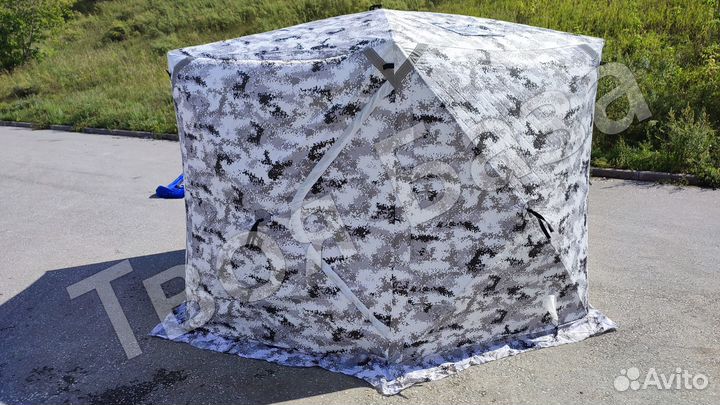 Зимняя палатка куб 300*300*210 трехслойная