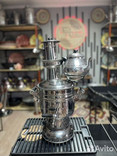 Турецкий самовар на дровах