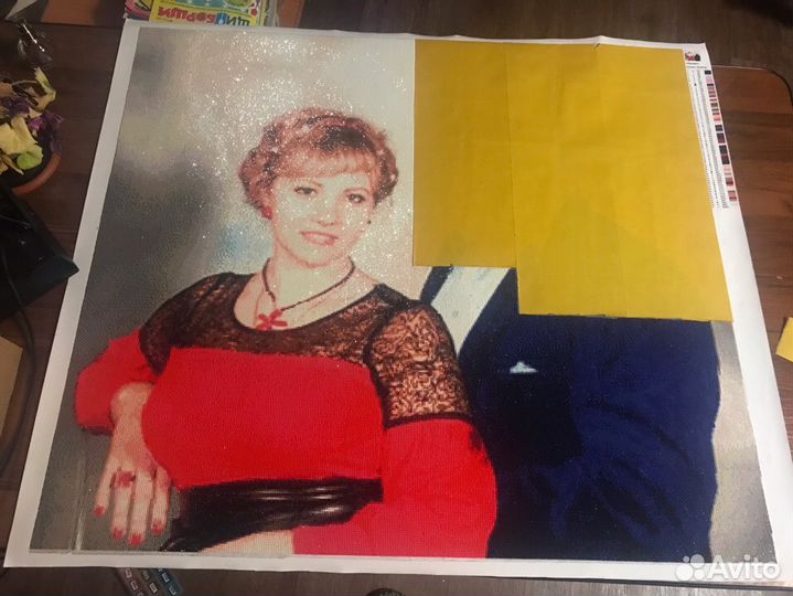 Алмазный портрет стразами