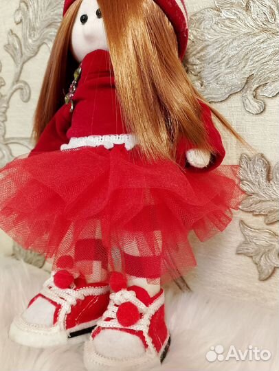Текстильная интерьерная кукла