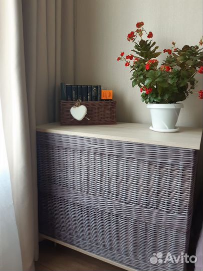 Плетеные корзинки из бумажной лозы