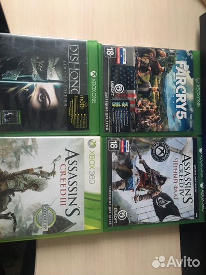Диски на xbox 360/one