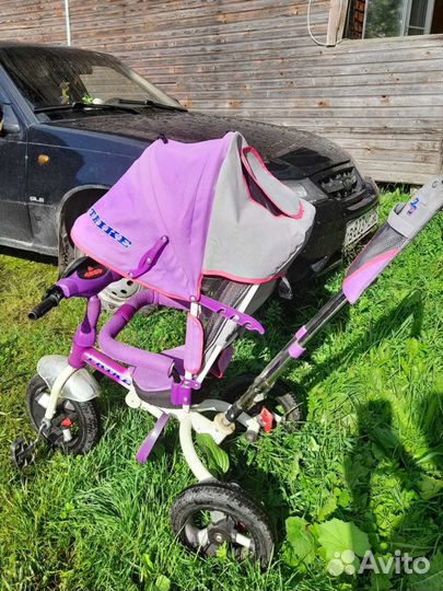 Детский трехколесный велосипед бу