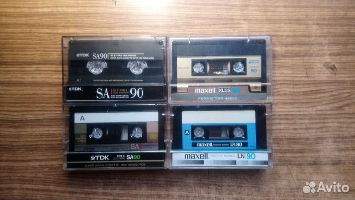 Аудиокассеты Maxell, TDK 90