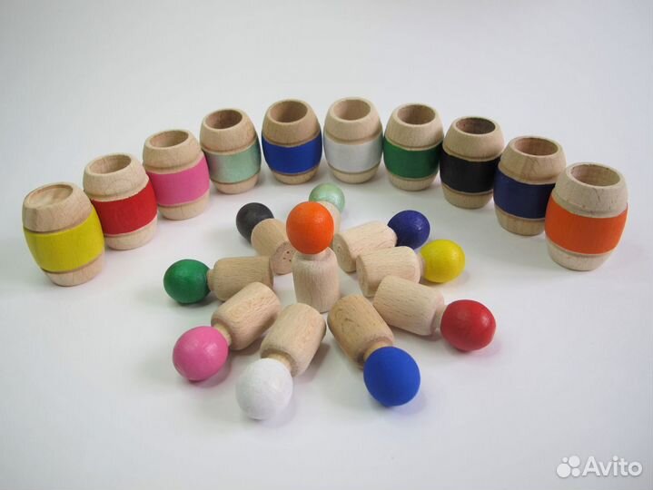 Сортер Гномики в бочонках