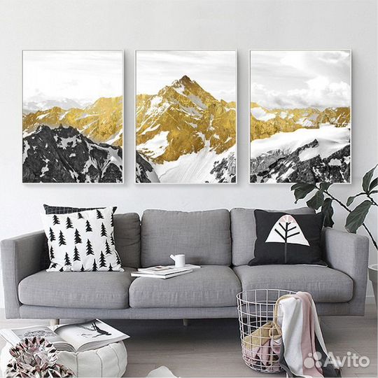 Стильные картины горы