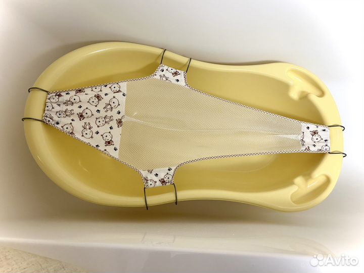 Детская ванночка Tega Baby с гамаком 86 см