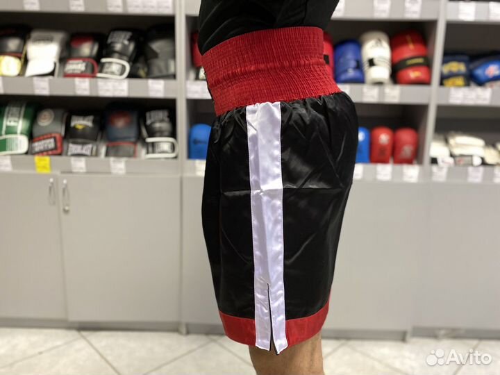 Боксерские шорты Green Hill Piper черно-красные