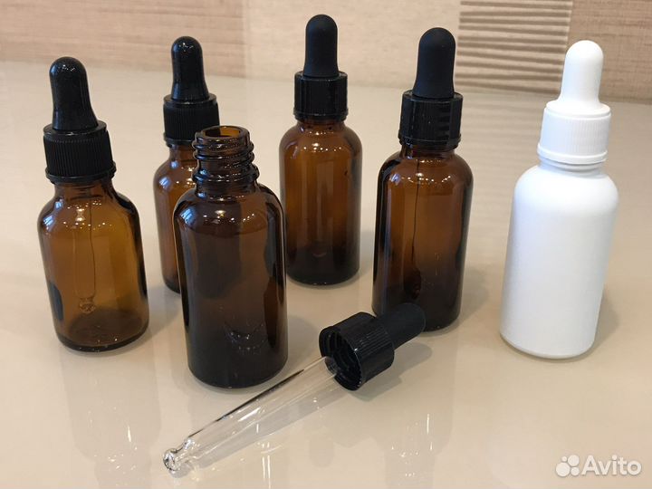Флаконы с дозатором бутылочки с пипеткой