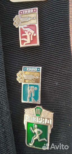 Значки СССР олимпиада 80