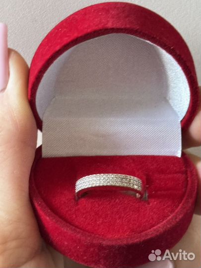 Кольцо золотое 2 размера