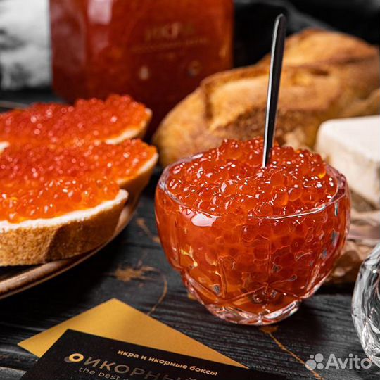 Красная икра кеты