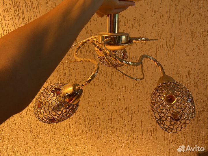 Люстра потолочная бу