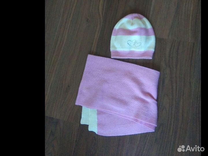 Шапка зимняя 54см и шарф