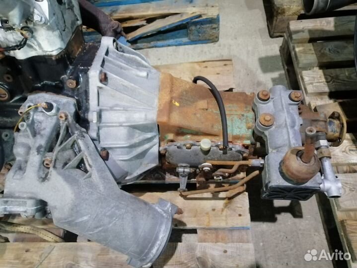 Мотор мерседес ом602 (двс 602) в сборе с кпп т1