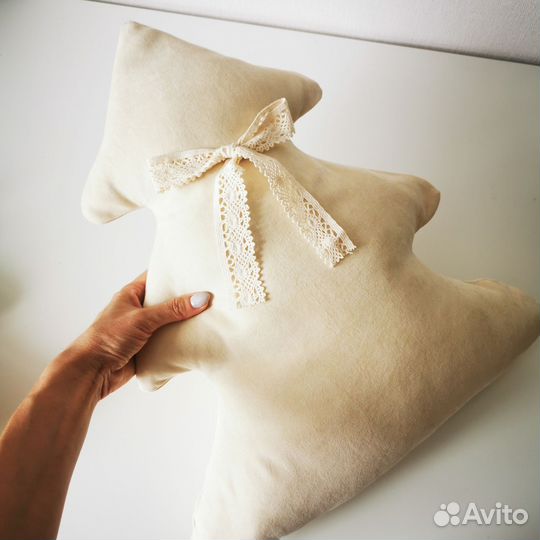 Подушки комплект декоративные ёлочки мягкие