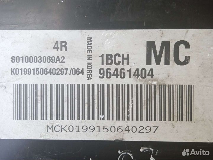 Блок управления двигателем Chevrolet Lacetti f16d3