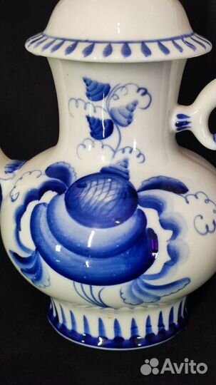 Заварочный чайник Гжель (скол)