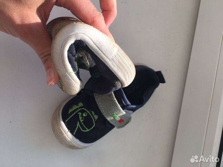 Кеды босоногие летние, текстильные