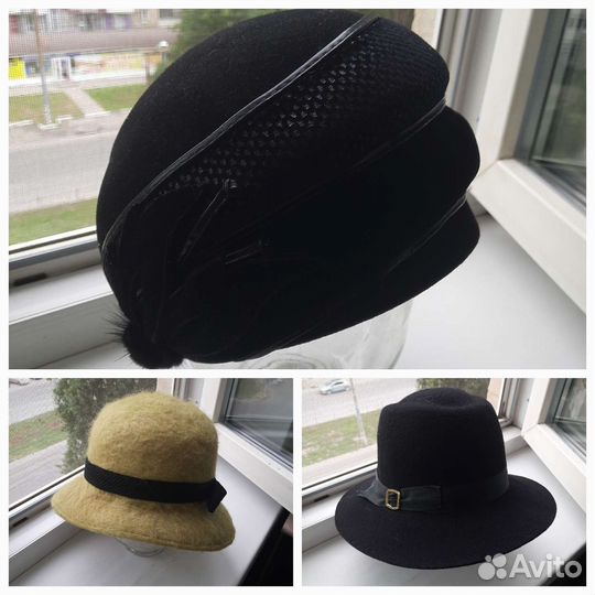 Шляпа женская 55, 56 размер демисезон