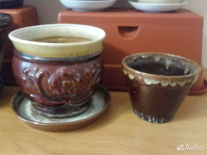 Керамические горшки для цветов