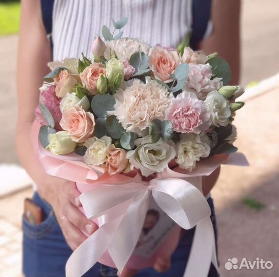 Композиция с нежными цветами