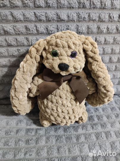 Вязаный заяц амигуруми