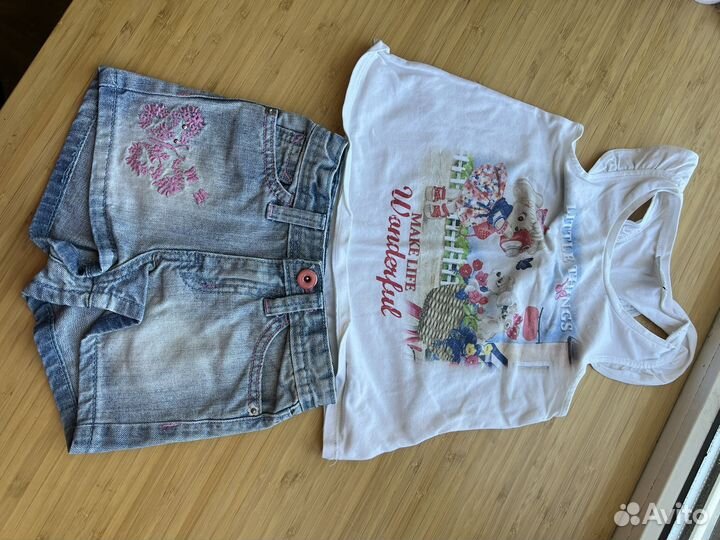 Вещи пакетом на девочку 6-24 мес