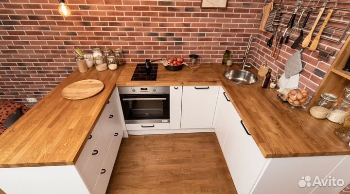 Кухня Алина угловая и прямая