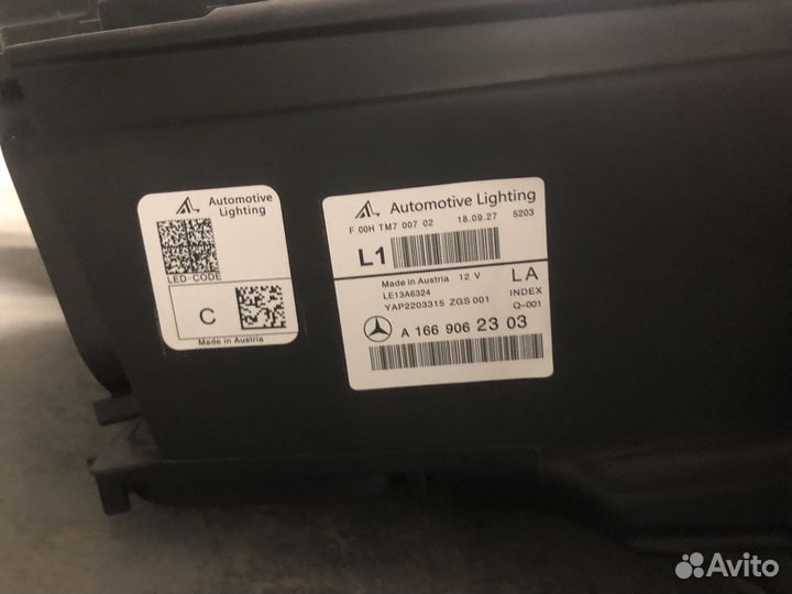 Фара левая Mercedes W166 GLE W292 GLE