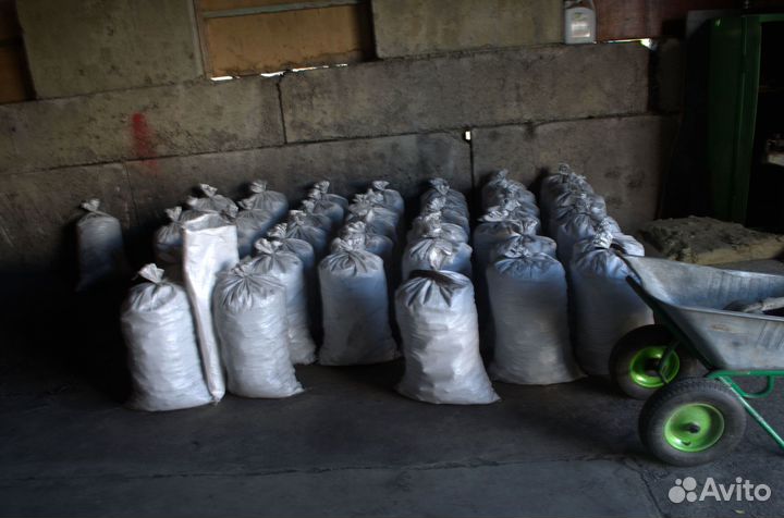Гравий в мешках
