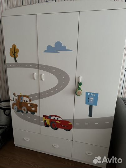 Комплект мебели для детской Meblik тачки