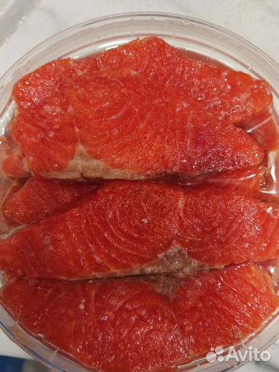 Слабосоленая форель, кета, кижуч и нерка