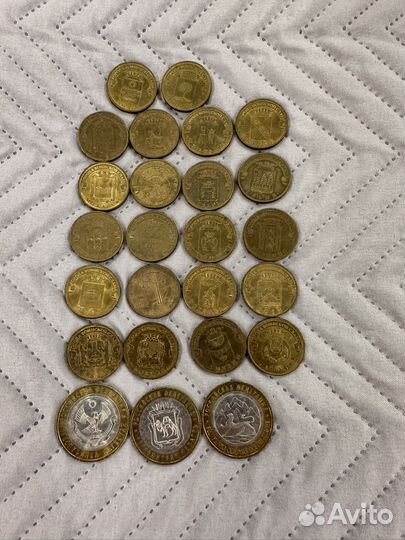 Монеты юбилейные 10рублей