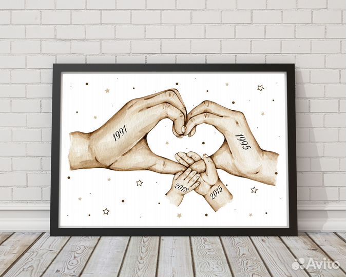 Семейный постер