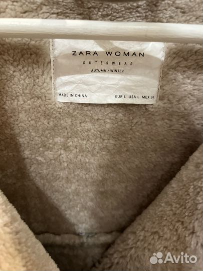 Дублёнка zara размер L