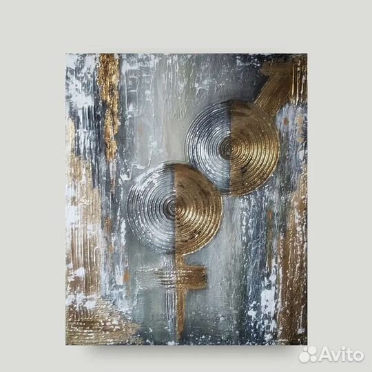 Фактурные картины в интерьер