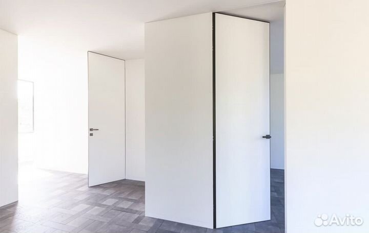 Скрытая дверь под дизайн