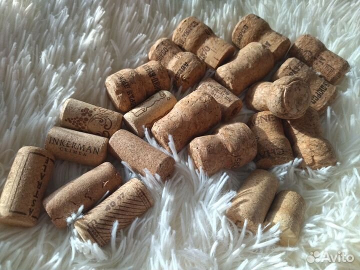 Пробки + палочки из натурального материала