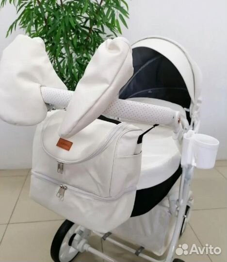 Коляска новая экокожа 2в1, 3в1
