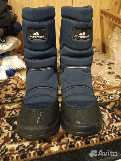 Зимние Nordman детские 37 размер для мальчика