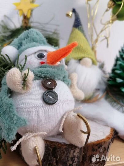 Новогодняя композиция поделка в сад и для дома